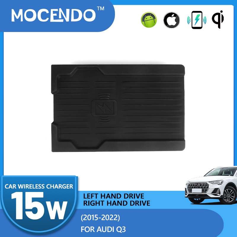 Wireless Phone Charger Pad - Chargeur de voiture sans fil 15W,