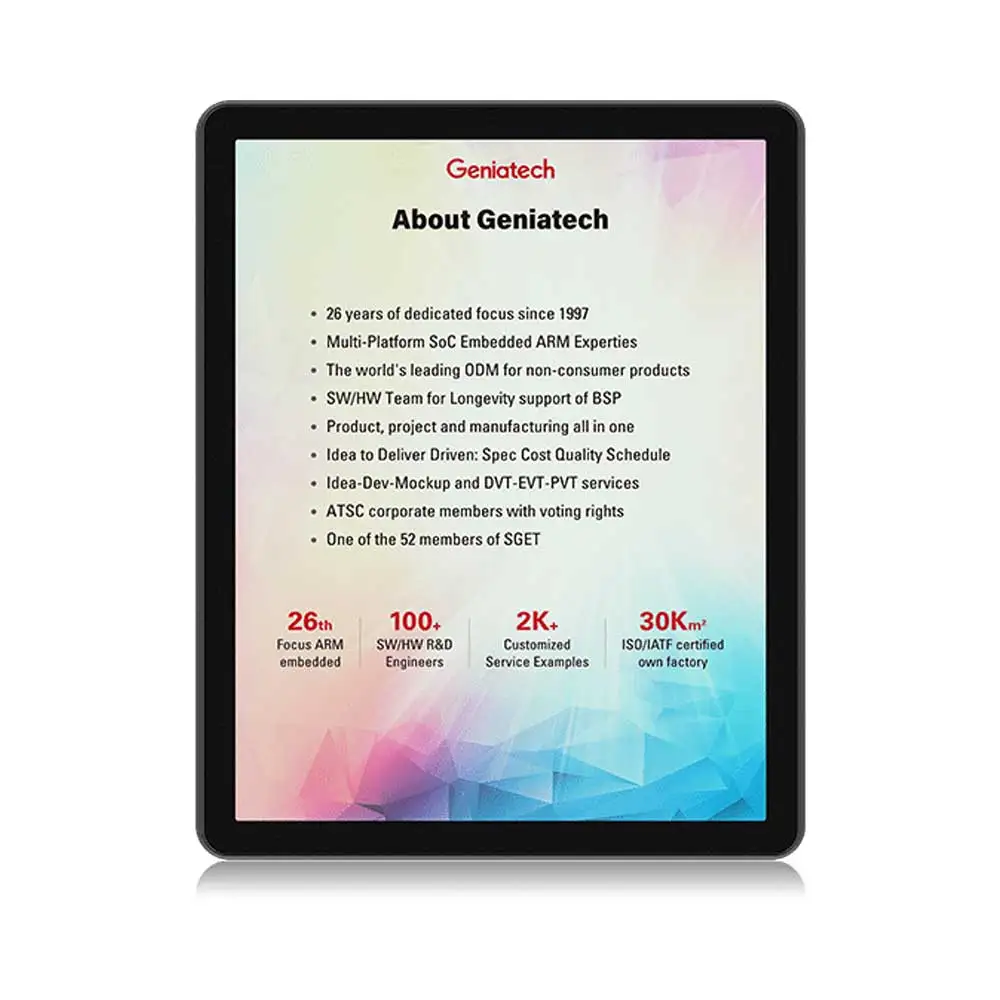 Liseuse électronique Geniatech - E-Ink Tablet Reader avis et prix