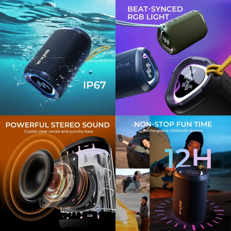 W-KING D110 Haut-parleur Bluet - Bluetooth Speaker Waterproof avis et prix